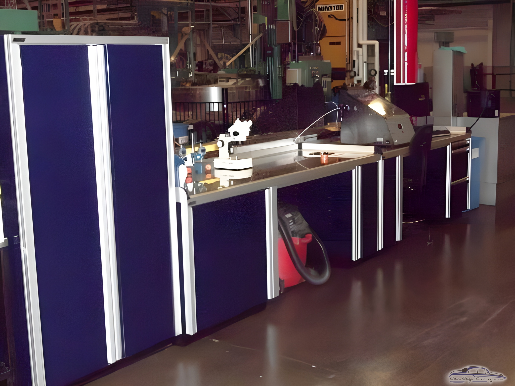 Aluminum Garage Cabinets and Workbench Setup - Custom Aluminum