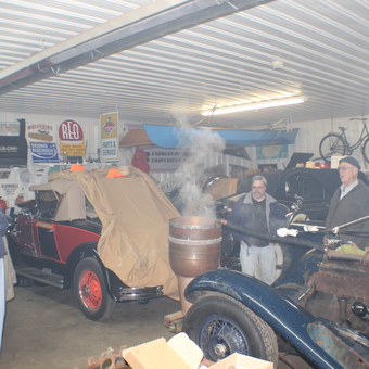 Classic Cars, Vintage Signs, and Decor in a Garage - Richard from Lansing, Mich