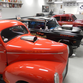 Classic Hot Rod Garage with Awards and Signage - GasserVic from Prescott, AZ