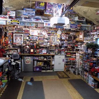 Diecast Car Collection and Garage Decor Display - Tom from North Reading, Massachusetts