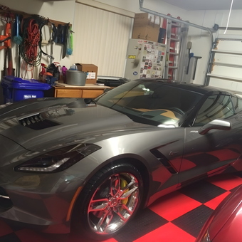 Organized Garage with Corvette and Wall Storage - Renegade from Pembroke Pines, FL