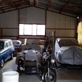 Classic Car Garage with Lifts and Motorcycle - Dave P from Fort Worth, TX