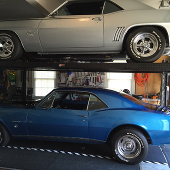 Classic Car Garage with 4-Post Lift and Organized Tools - Outlaw34 from Knightdale, NC