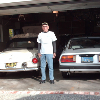 Classic Cars and Organized Garage with Storage Cabinets - PAUL from LOS ALTOS, CA