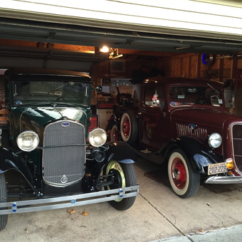 Classic Ford Cars in Well-Organized Garage - Paul from Lincolnwood, IL
