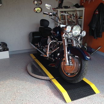 Motorcycle Parking Ramp and Garage Decor - BILL from CATAWISSA, PA
