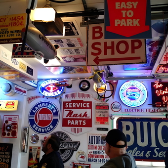 Vintage Garage Signs and Neon Decor Collection - Lance Lambert