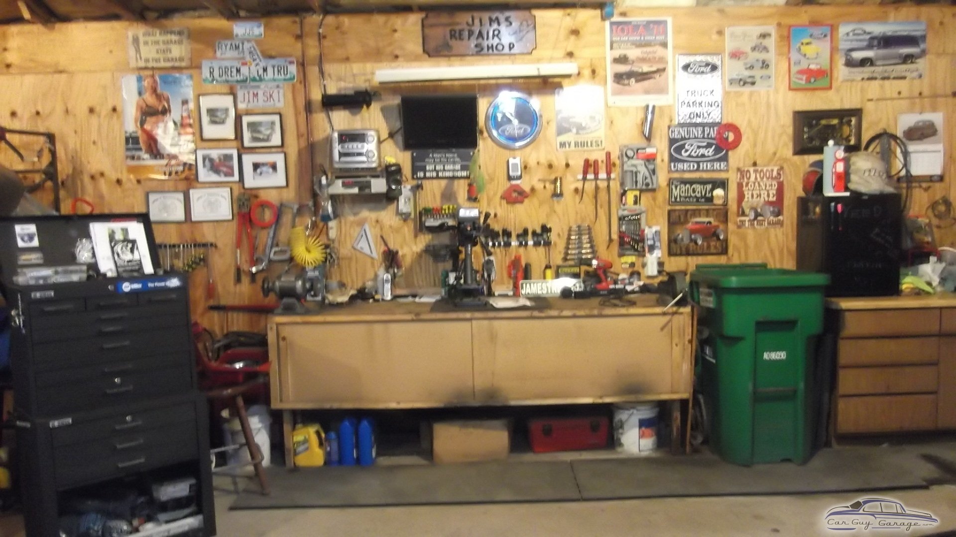Jim shop/man cave from Keshena, Wisconsin