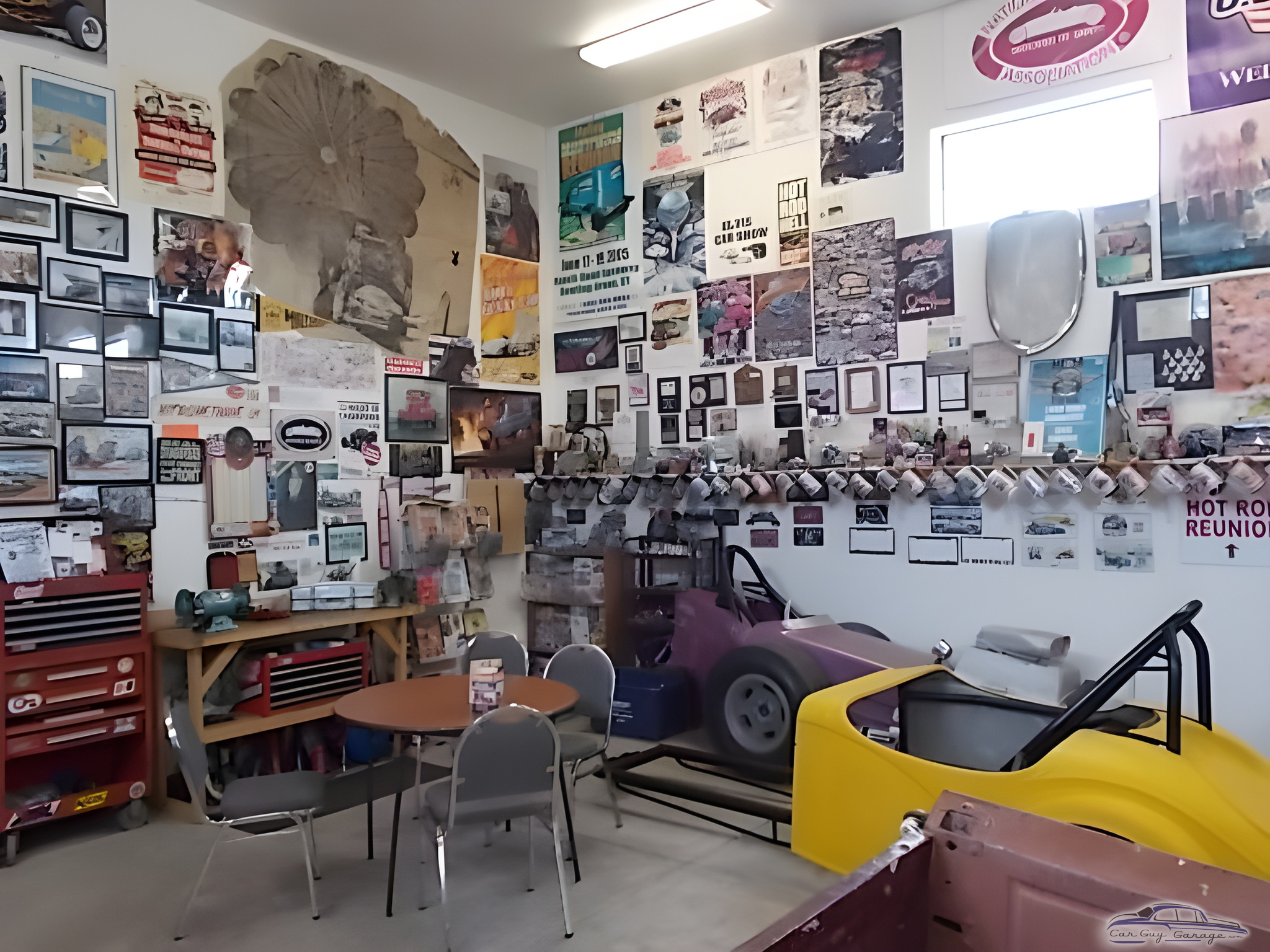 Garage Wall Decor, Tool Storage, and Project Car - Rick from Lake Havasu City, Az