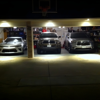 Three Car Garage With Shelving and Storage - Tim from Rockwall, TX
