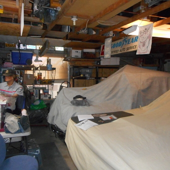 Organized Garage with Car Covers and Decor - Mauirebel from Mesa, Arizona