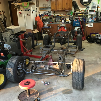 Garage With Car Frame, Tools, and Workbench - Jim from Labadie, Mo