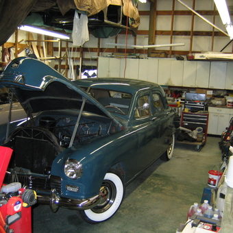 Classic Car Restoration Garage with Tools and Cabinets - The Kaiser Guy from Moses Lake, WA