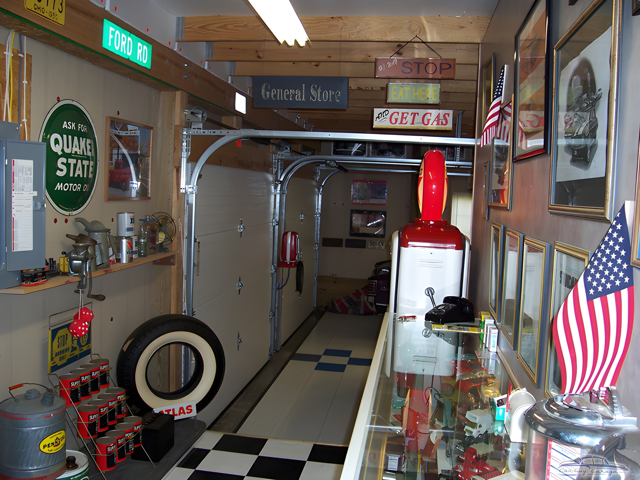 Vintage Gas Pump, Signs, and Garage Decor - Tom from Medina, OH