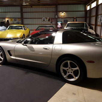 Classic Corvette Garage with Neon Signs and Wall Decor - Gary from Kalamazoo, MI