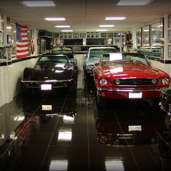 Classic Cars, Motorcycle, and Wall Decor in Custom Garage - Alessandro RG from Benalmadena Costa, Spain