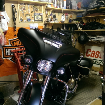 Harley Davidson Motorcycle and Garage Decor - Little one from rotherham