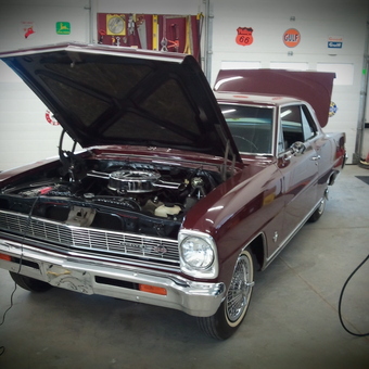 Classic Chevy SS in Garage with Signs and Tools - Josh from Okotoks, Alberta