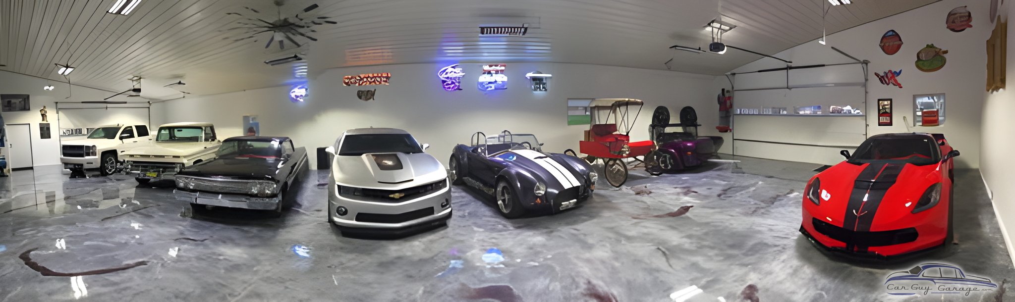 Classic and Modern Cars in Polished Garage - Pestymegal from Beloit, KS