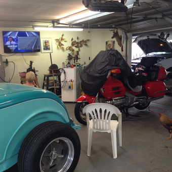 Classic Car, Motorcycle, and Workshop Tools in Garage - George from Meadows place, Tx