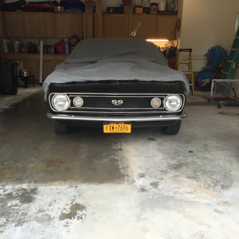 Classic Car with Cover and Garage Storage Cabinets - Pat from Brasher falls, New York