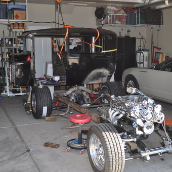 Classic Car Restoration with Engine Lift and Tools - Canuck from Glendale, AZ