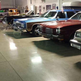 Classic Cars and Motorcycles in Polished Garage - Jeff Larger from Dublin, Ohio