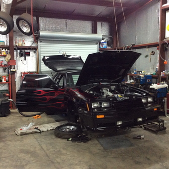Custom Car Garage With Tools, Racks, and Lift - Steven from Byron, GA