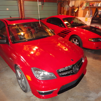 Red Sports Cars and Organized Garage Storage - Mr Nasty from Edmonton, Alberta