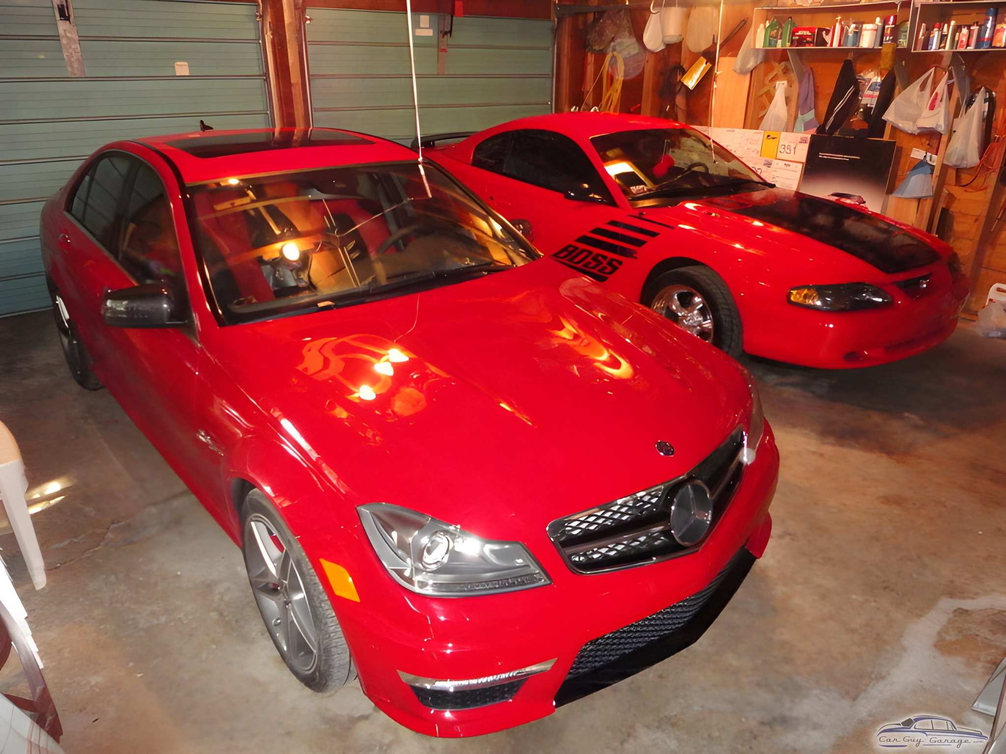 Red Sports Cars and Organized Garage Storage - Mr Nasty from Edmonton, Alberta