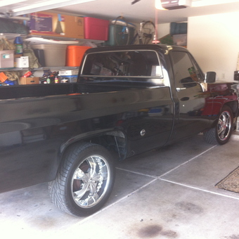 Black Pickup Truck, Shelving, and Tool Chest - Semper Fi from Phoenix, Arizona