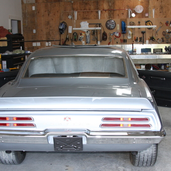 Classic Pontiac in Organized Garage with Tools - marshall from Nanoose