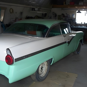 Classic Car Restoration Garage with Tools and Shelving - Darrell Catt from Drayton Valley, Alberta