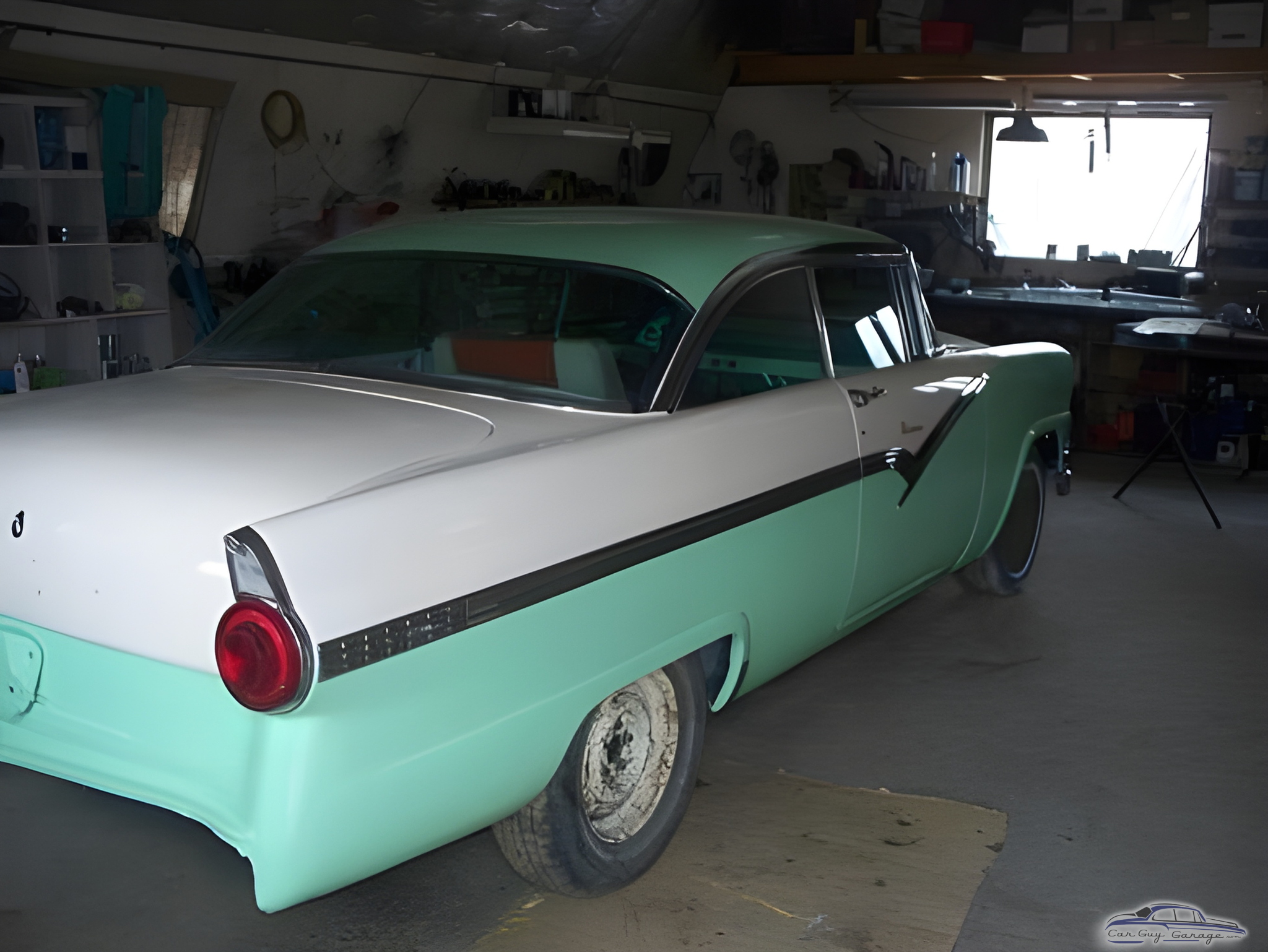 Classic Car Restoration Garage with Tools and Shelving - Darrell Catt from Drayton Valley, Alberta