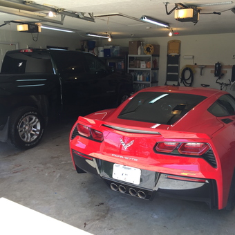Organized Two Car Garage with Shelving and Tools - ChrisStyleG from POPLAR BLUFF, Missouri