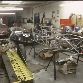 Classic Car Restoration Garage With Tools and Race Cars - Wally Thomason from Gardnerville, NV