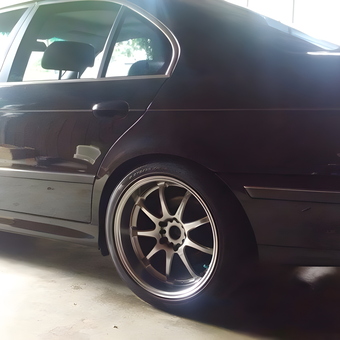 Black Sedan with Alloy Wheels in Garage - Mark Speed from Port Alberni, BC