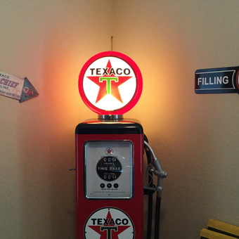 Vintage Texaco Gas Pump and Signs Display - Nitro from Grovetown, GA