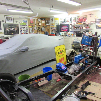 Classic Car Project Garage with Tools and Wall Decor - Mike Cochran from Lubbock, TX