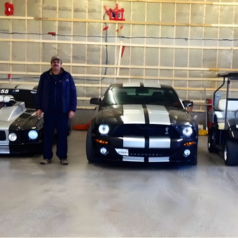 Classic and Modern Shelby Cars in Spacious Garage - Gilles from Irishtown, New Brunswick