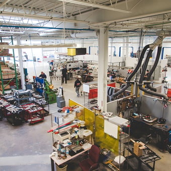 Large auto workshop with workbenches and equipment - Josh/AWE from Horsham, PA
