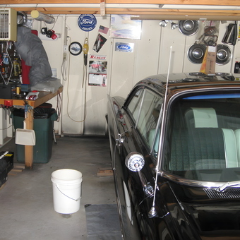 Classic Car Garage with Workbench and Ford Decor - RAYMOND from SUMMERTON, SC