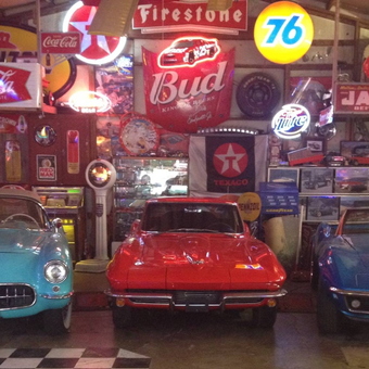 Classic Corvettes and Vintage Garage Signs - Crawley's Corvettes from Benton, AR
