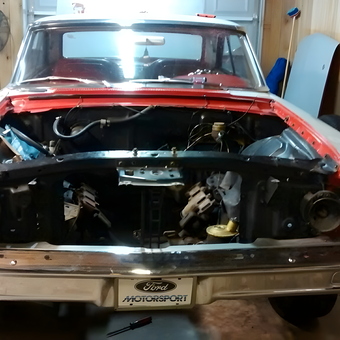 Classic Ford Restoration in Wood Panel Garage - J D from St Matthews, SC