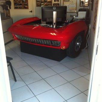 Corvette Front End Desk and Car Decor - Chip Adams from Jupiter, Fl.
