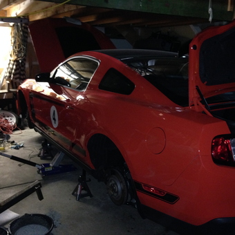 Garage with Race Car on Jack Stands - WHYKNOTLF11 from Novi, MI