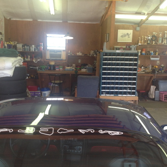 Organized Garage with Workbenches and Parts Storage - Bruce from Enterprise, AL