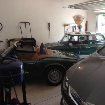 Classic Cars and Garage Tools in a Packed Garage - ClutteredGarage from Alliance, OH