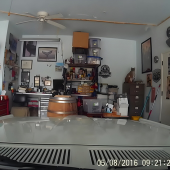 Organized garage with tool chest and storage bins - 67XR7GTDGS from Paso Robles, CA