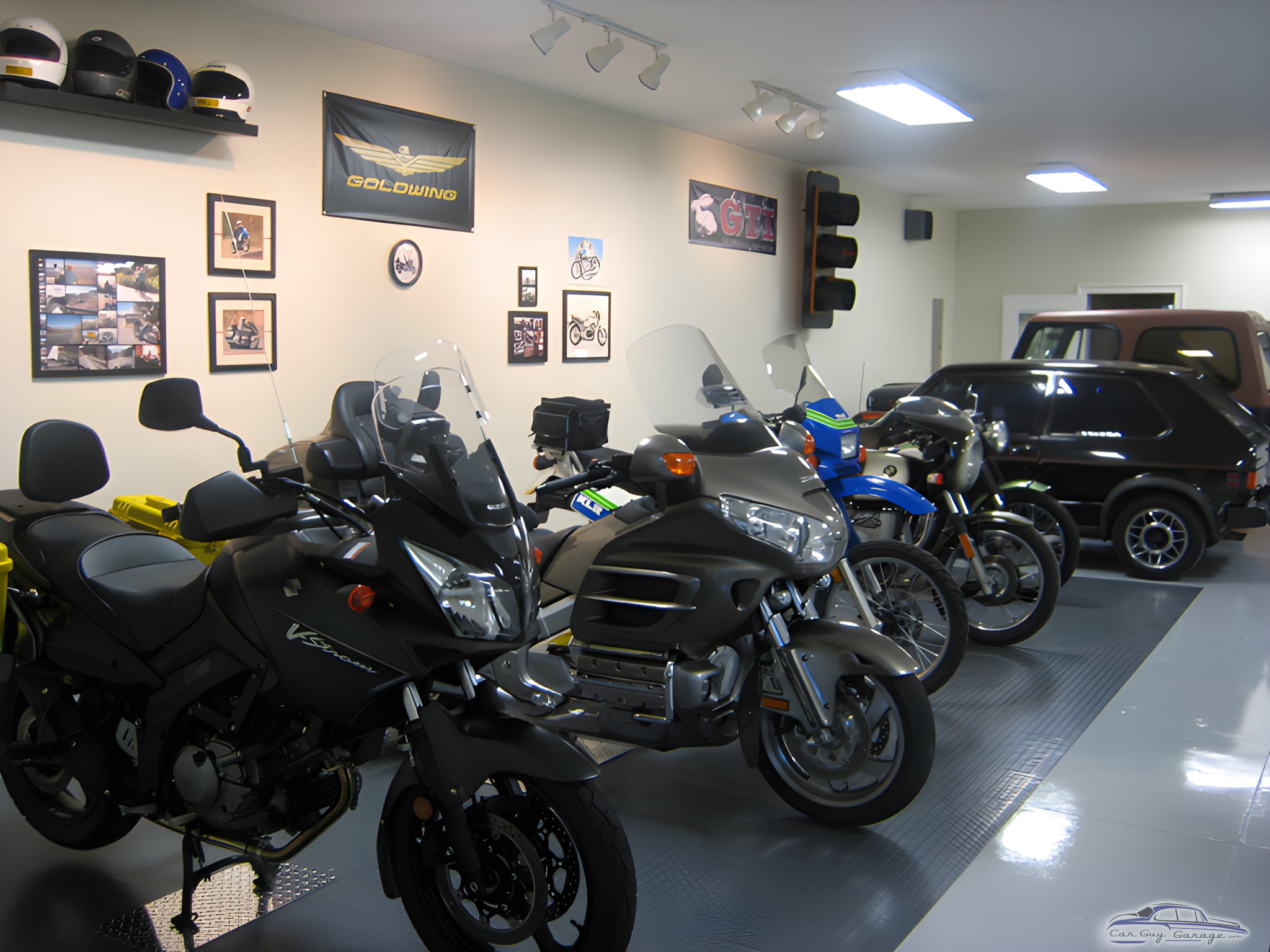Motorcycle and Car Collection in Organized Garage - DPD from Demorest, GA